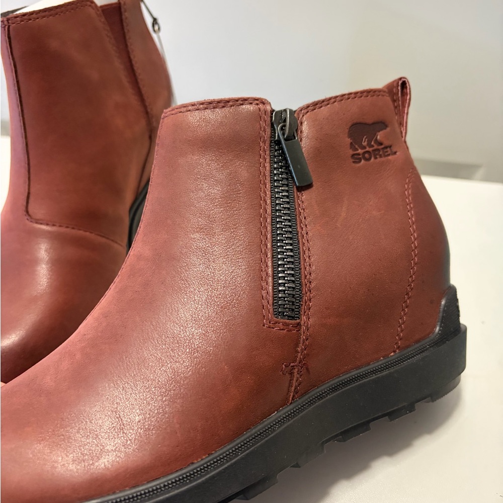 Sorel Women's Side Zip Wedge Ankle Boots - Picture 8 of 15